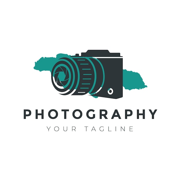 Camera photography digital technology shutter lens shot focus logo abstract design vector