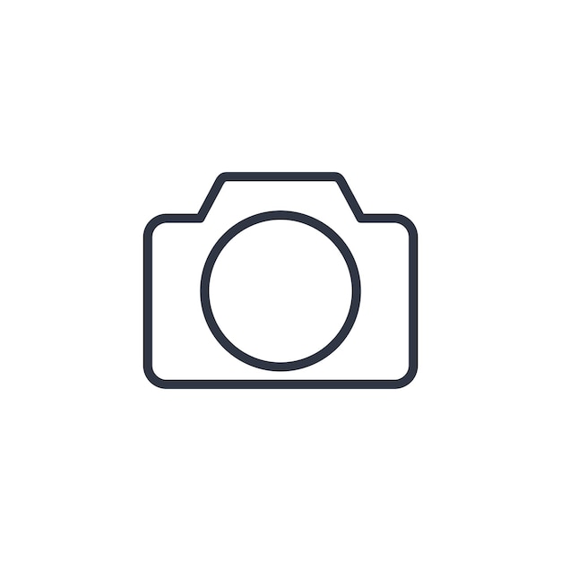 Camera Photography Icon Vector Logo Template