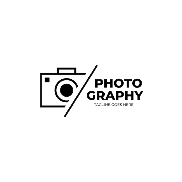 Camera photography logo icon vector template elegant