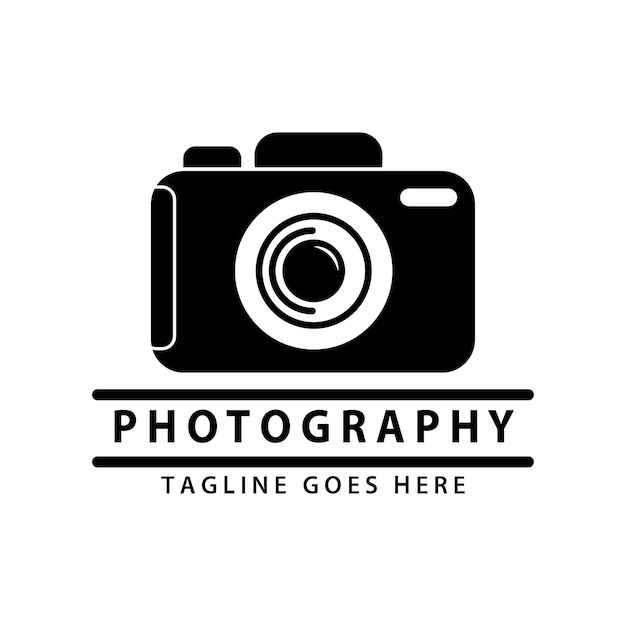カメラの写真のロゴアイコンベクトルテンプレート