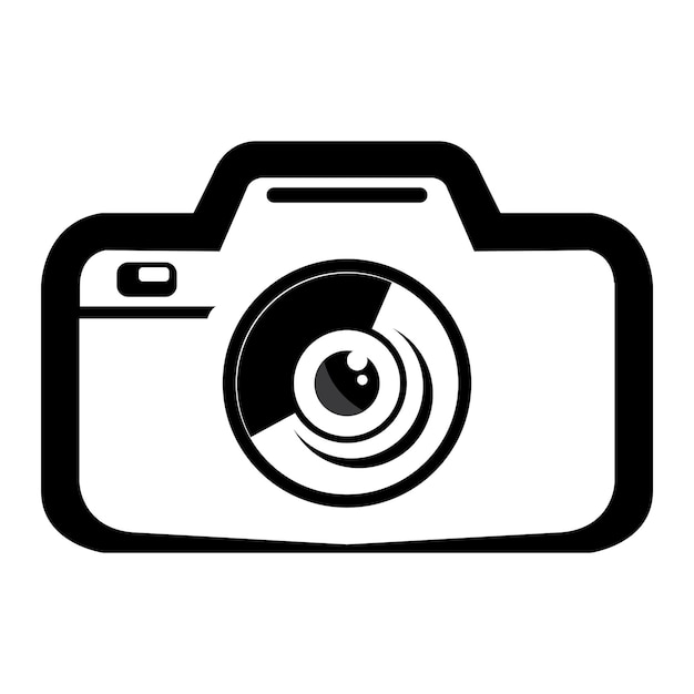 Camera pictogram logo vector ontwerpsjabloon