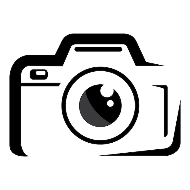 Camera pictogram logo vector ontwerpsjabloon
