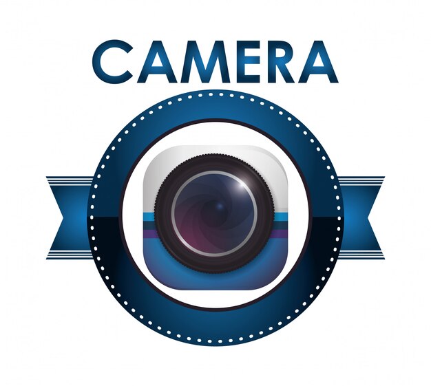 Camera pictogram ontwerp