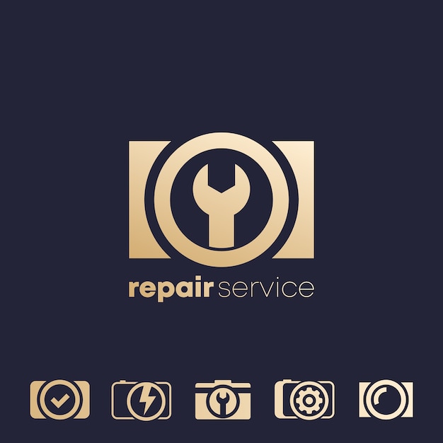 Camera reparatie service logo