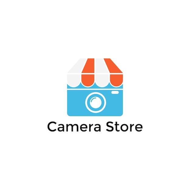 Camera Shop Logo Design Template Vector Embleem Design Concept Creatief symboolpictogram