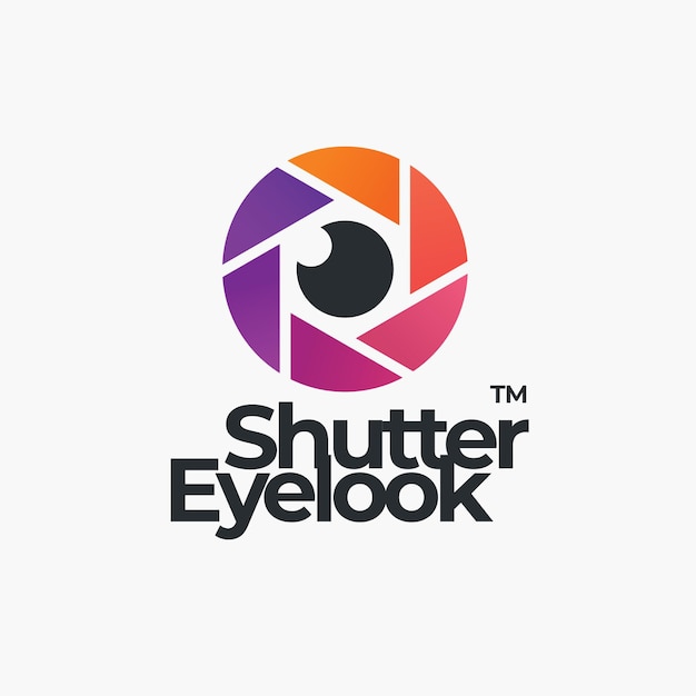 Camera Shutter amp Eye Logo