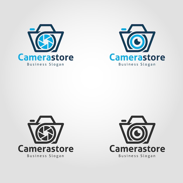 Modello di Logo di Camera Store