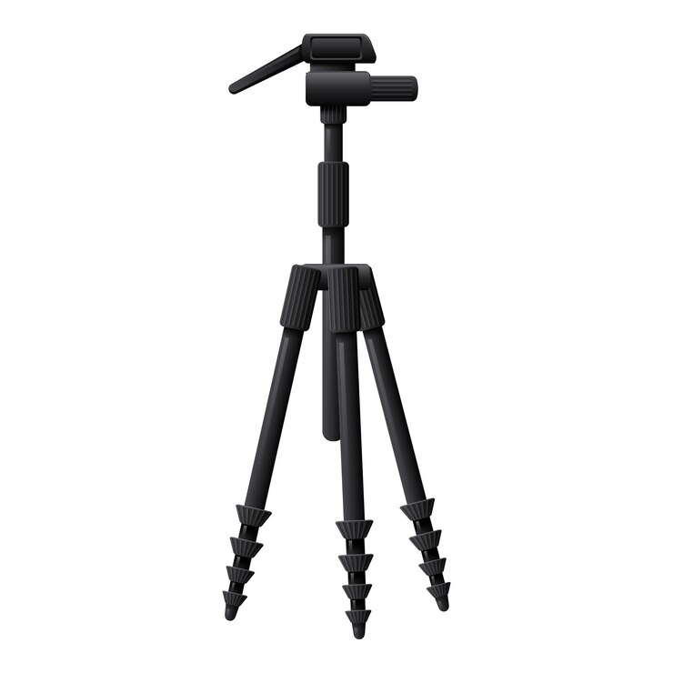Vector camera tripod icon cartoon vector professional equipment photo studio