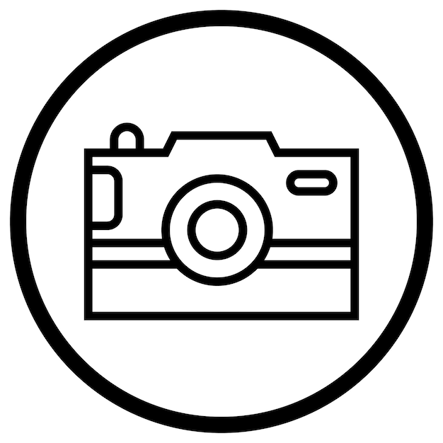 Camera Vector Icon Design Illustratie