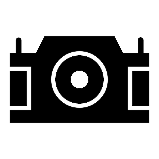 Camera Vector Icon Design Illustration