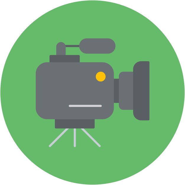 Camera Vector Illustratie Stijl