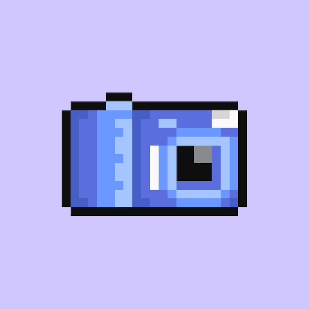 Camera vector pixelart