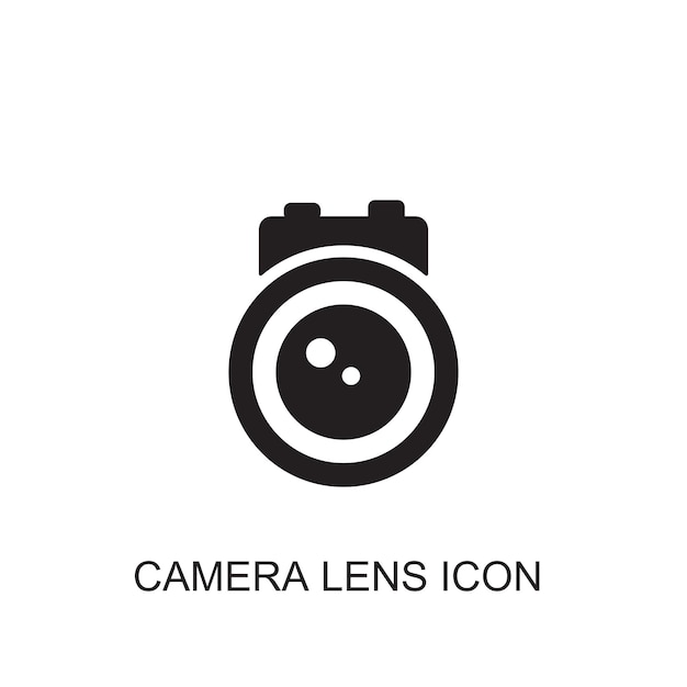 Cameralens vector pictogram