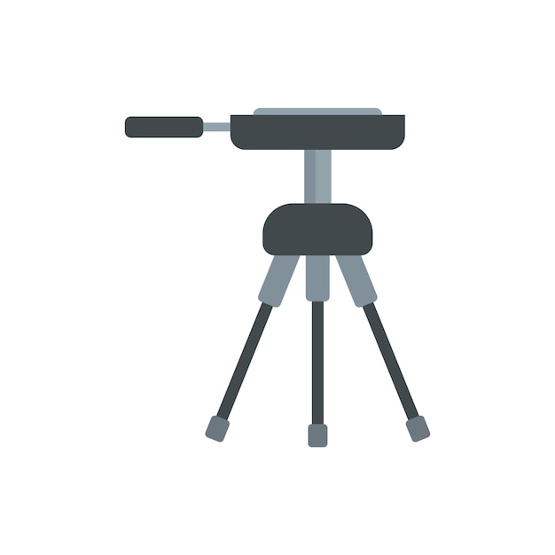 Cameraman video camera icon Flat illustration of cameraman video camera vector icon for web design