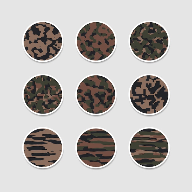 Camouflage abstract cover story instagram