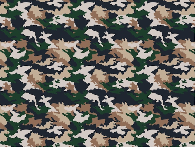 Vector camouflage army camping pattern background elegant navy camo