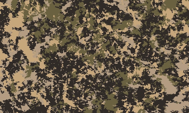 Vector camouflage grunge patroon textuur achtergrond