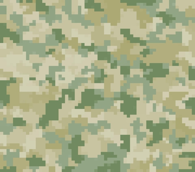 Camouflage militair pixelpatroon