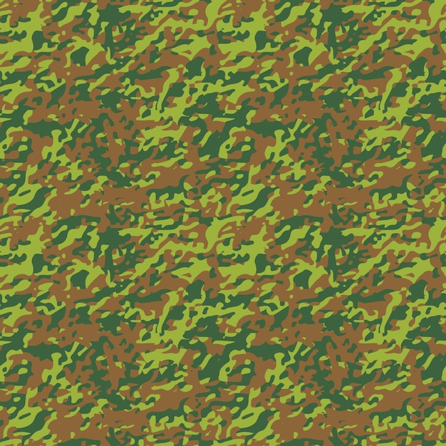 Camouflage militaire textuur achtergrond soldaat herhaalde naadloze groene print vector voor decor.