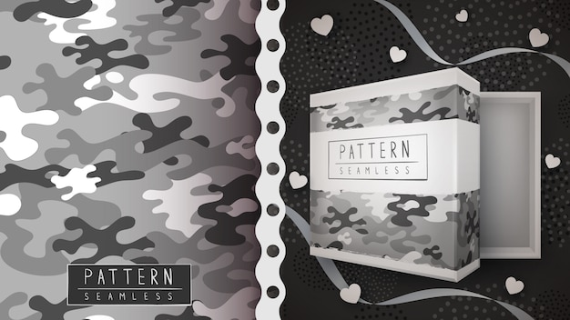 Camouflage military seamless pattern  .