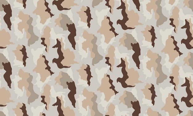 Camouflage naadloze vector illustratie patroon achtergrond voor leger en militair