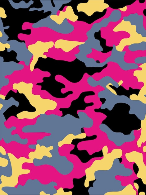 Vector camouflage pattern background for army