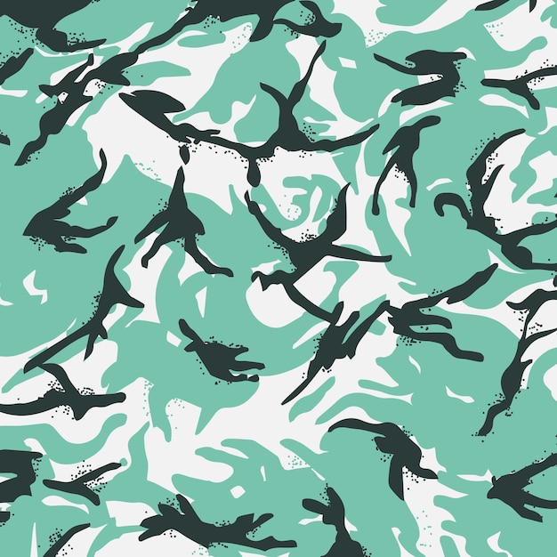 Camouflage pattern turqouise