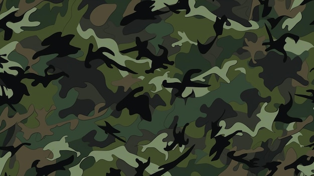 Camouflage pattern vector