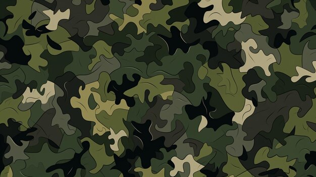 Camouflage pattern vector