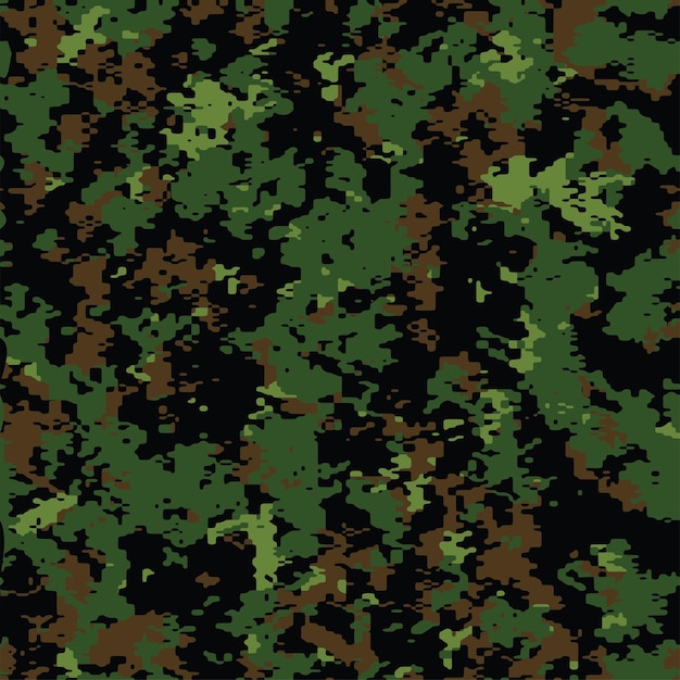 Vector camouflage seamless pattern digital camo camouflage background camouflage vector