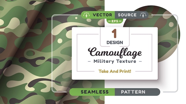 camouflage powerpoint template