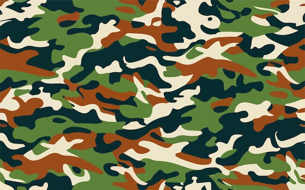 Fondo senza cuciture di vettore del modello del camuffamento