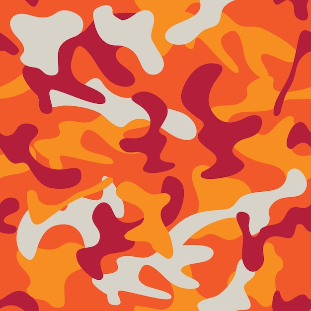 Vector camouflage seamless vector illustration pattern background