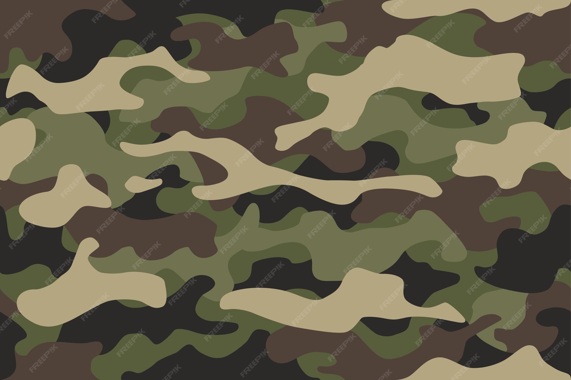 Premium Vector Camouflage texture seamless pattern Abstract modern