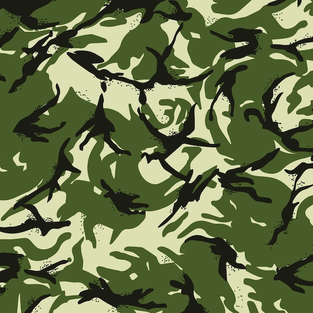 Vector camouflagepatroon militair groen