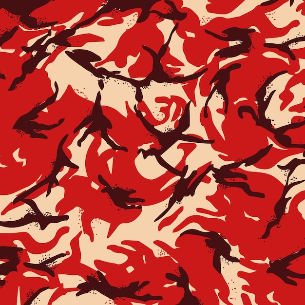 Vector camouflagepatroon rood