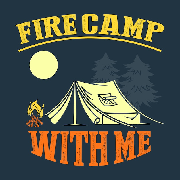 Vector camp sayings and quotes