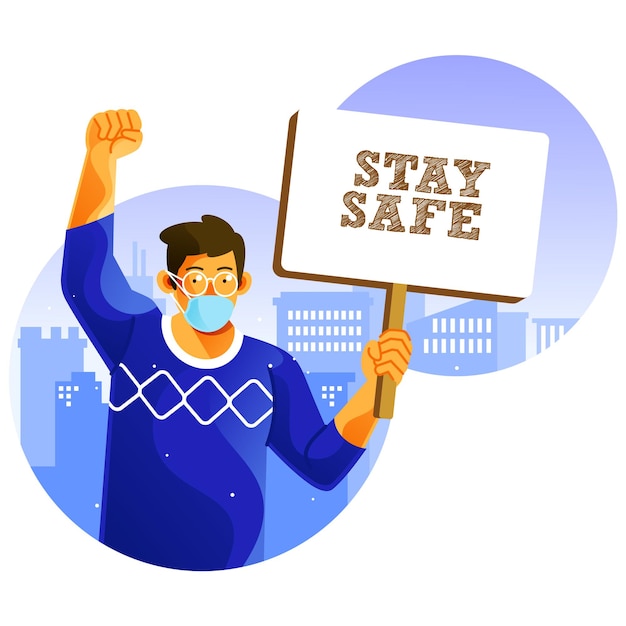 Campaigns Stay Safe During a Pandemic illustration