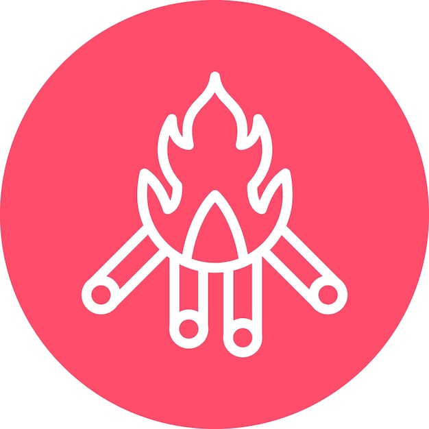 Campfire Icon Style