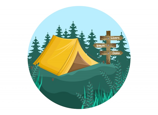 Camping background