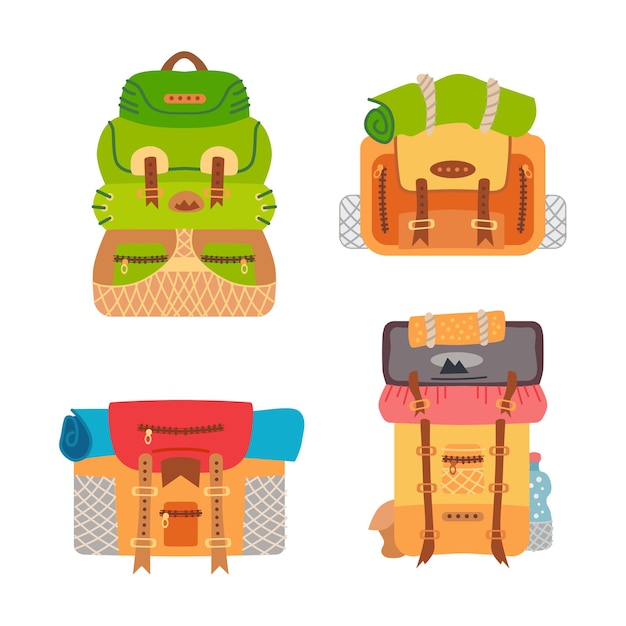 Vector camping backpack set