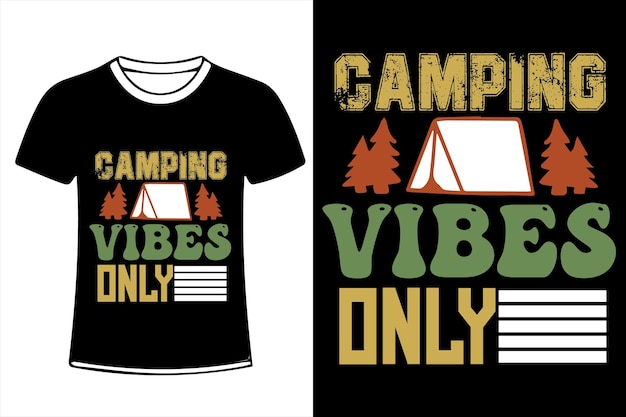 Camping citaat trendy t-shirt ontwerp voor tshirt kaarten frame artwork tassen mokken stickers tuimelaar