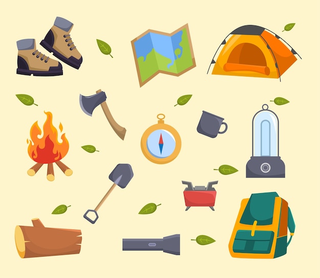 Vector camping element