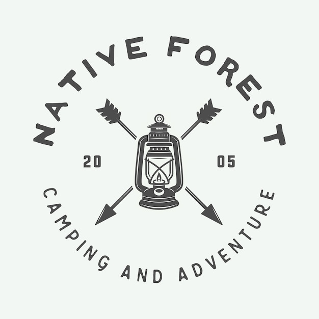 camping outdoor logo