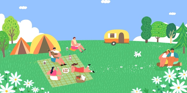 camping picnic