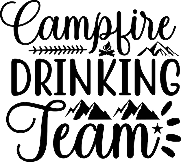 Vector camping svg bundle