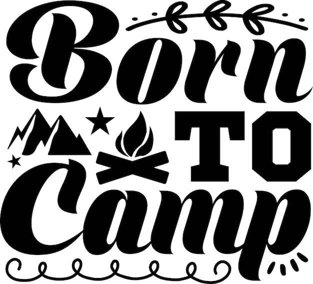 Vector camping svg bundle