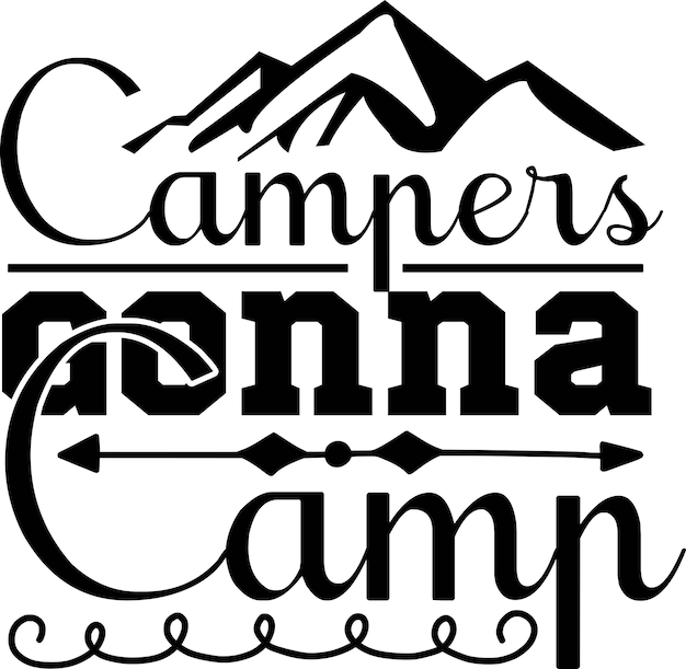 Vector camping svg bundle