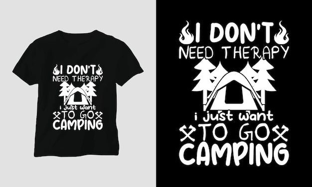 Camping SVG Design with Camp, Tent, Mountain, Jangle, Tree, Ribbon, Hiking silhouette