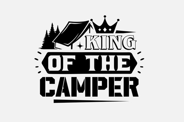 Vector camping svg design